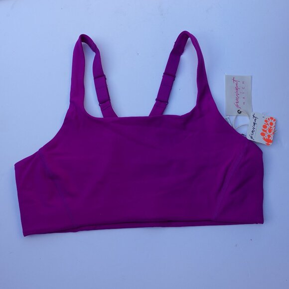 Free People Movement x Hatch Square Neck Maternity Bra Sport Purple NWT Size M - Picture 2 of 6